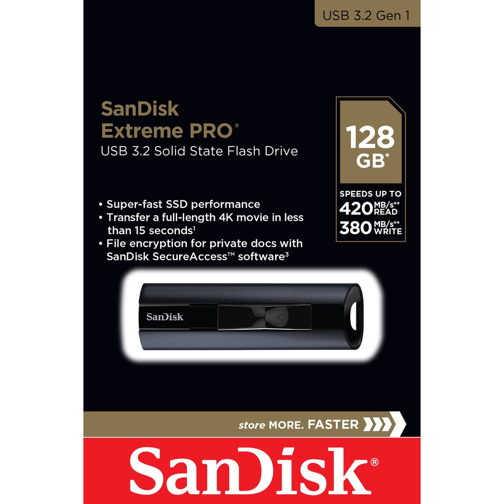 USB 128GB Sandisk Extreme Pro CZ880